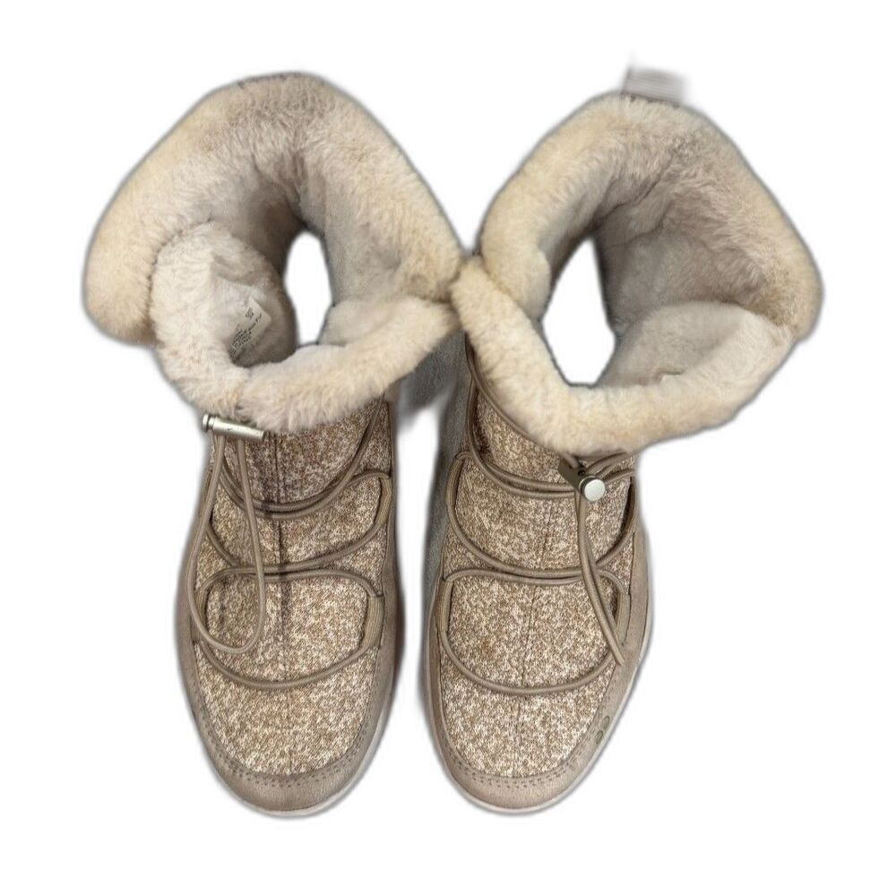 Ryka Faux Fur Lined Winter Boots Beige Tan Size 7 - Picture 5 of 7